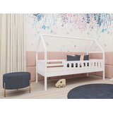  Drveni dječji povišeni krevet Otylia - bijeli - 180x80 cm - Madrac PE pjena 8 cm-spužvasti madrac | shoptok.hr