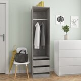 vidaXL Garderobna omara s predali betonsko siva 50x50x200 cm Cene