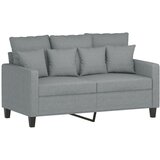  2-dijelni set sofa s jastucima svjetlosivi od tkanine | shoptok.hr