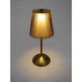 Sinsay LED stolna lampa s rebrastim abažurom i zlatnim detaljima | shoptok.hr