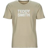 Teddy Smith Majice s kratkimi rokavi TICLASS BASIC MC Bež | Shoptok.si