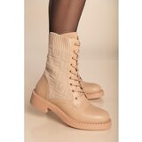 Fenzy Gležnjače S Vezicama, Krem | shoptok.hr