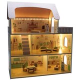  LULILO drvena kućica za lutke Peonio 70cm LED roza | shoptok.hr