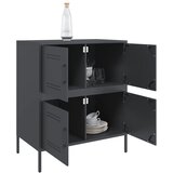  Komoda antracit 68 x 39 x 79 cm čelična | Eponuda.com