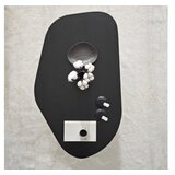 Hanah home sto za dnevnu sobu rock black