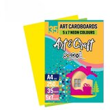 Scool set kartona Art&Craft SC1807, A4, 250g, 35 boja Cene