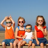 Ki Et La RoZZ 12-24 months sončna očala za otroke Fluo Orange 1 kos | Shoptok.si