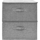  Kutije za pohranu 2 kom od tkanine 43 x 34 x 23 cm sive | shoptok.hr