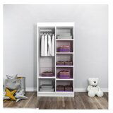 Hanah home akser - white white wardrobe | ePonuda.com