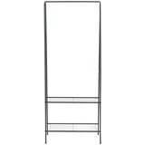 vidaXL stojalo za oblačila 59x35x150 cm črne barve | Shoptok.si