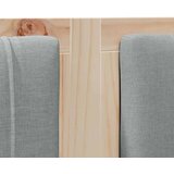  Tapecirani uzglavlje Smeđa 150 cm Čvrsto borovo drvo | shoptok.hr