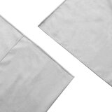 vidaXL Zunanje brisače za stole 2 pcs Siva 130 x 60 cm | Shoptok.si