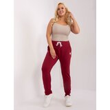 RELEVANCE Sweatpants-RV-DR-8930-1.35P-burgundy | Shoptok.si