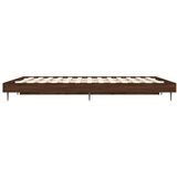  Za krevet smeđi hrast 140x190 cm konstruirano drvo | shoptok.hr
