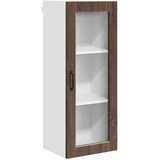  Zidni stakleni ormarić Smeđi hrast 40 x 31 x 100 cm | shoptok.hr