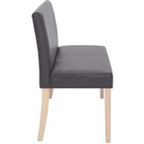  Klupa od umjetne kože 139,5 cm siva | shoptok.hr