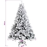  Umjetno božićno drvce s nogom 150 cm 150 LED lampica Slike
