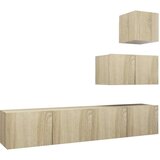  4-dijelni set TV ormarića boja hrasta sonome od iverice | shoptok.hr