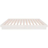  Posteljni okvir bel iz trdnega lesa 150x200 cm 5FT, (20643859) | Shoptok.si