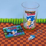 Difuzed obesek za ključe, kozarec in podstavek za ježek fizz creations sonicthe hedgehog. 3 v 1 darilni set. kozarec za pitje s prostornino 480 ml. uradno licenčno blago sonic the hedgehog, (21564680) Cene