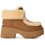 Ugg Gležnarji iz semiša Esmee Lace Up rjava barva, 1171532.CHE | Shoptok.si