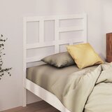 vidaXL Uzglavlje za krevet bijelo 81 x 4 x 104 cm od masivne borovine Cijene