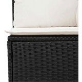 vidaXL 8-dijelni set vrtnih sofa od poliratana s jastucima crni | shoptok.hr