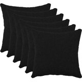  Presvlaka za jastuk 6 pcs HEERLEN Crna 40 x 40 cm Bouclé | shoptok.hr
