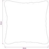  Jastuk s jastukom HEERLEN 2 kom. Tamnosiva Baršun - Tamnosiva 35 x 35 cm 2 | shoptok.hr