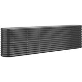 Furnova Visoka greda iz prašno premazanega jekla 260x40x68 cm antracit, (21920306) | Shoptok.si