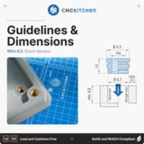 CNC Kitchen Threaded Inserts M4 Short, M4 x 4.0 (50 pcs) | Eponuda.com