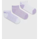 Fila Otroške nogavice 3-pack vijolična barva