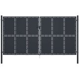  Vrtna vrata Čelik 400x175 cm Antracit | shoptok.hr