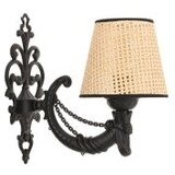 Opviq zidna lampa gloria coral natural black