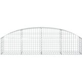  Gabionska košara s lukom 200 x 30 x 40/60 cm pocinčano željezo | shoptok.hr