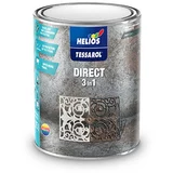 HELIOS TESSAROL Barva za kovino Direct 3 v 1 (0,75 l, srebrna)