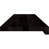  Gazišta stepenice 12 kom tamnosmeđi 90x30x2 cm masivna hrast | shoptok.hr