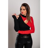 Fenzy Majica S Asimetričnim Dekolteom Tahy, Crno-Crvena | shoptok.hr