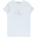 Calvin Klein Jeans Majica bež / bijela