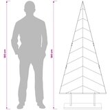  Metalno božićno drvce sa stalkom KUOPIO 180 cm Čelik Bijela | shoptok.hr
