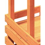 Vanjski barski stol s krovom smeđi 112,5 x 57 x 195,5 cm drveni | shoptok.hr