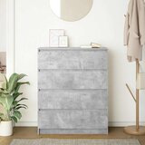  Komoda siva boja betona 80x35x99 cm od konstruiranog drva | Eponuda.ba