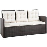 The Living Store Vrtna garnitura z blazinami 5-delna poli ratan rjava - Sedežna Garnitura, (21461404) | Shoptok.si