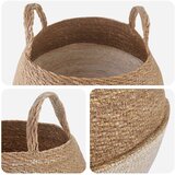  Saksija za biljke s ručkama Bijela Ø 45 x 36 cm - Bijelo Ø 45 x 36 cm 1 | shoptok.hr