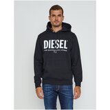 Diesel Black Men's Hoodie Girk-Hood-Ecologo - Men | shoptok.hr