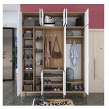 Woody Fashion EA121 - 2765 walnutwhite hall stand | ePonuda.com