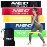  Set elastičnih traka za vježbanje Neo-Sport NS-959 – 5 komada | shoptok.hr