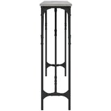  Konzolni stol siva boja hrasta 180x23x75 cm konstruirano drvo | shoptok.hr