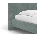 Micadoni Svijetlo plavi tapecirani bračni krevet s podnicom 140x200 cm Vera – | shoptok.hr