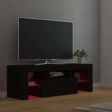 TV omarica z LED lučkami črna 120x35x40 cm, (20731931) | Shoptok.si